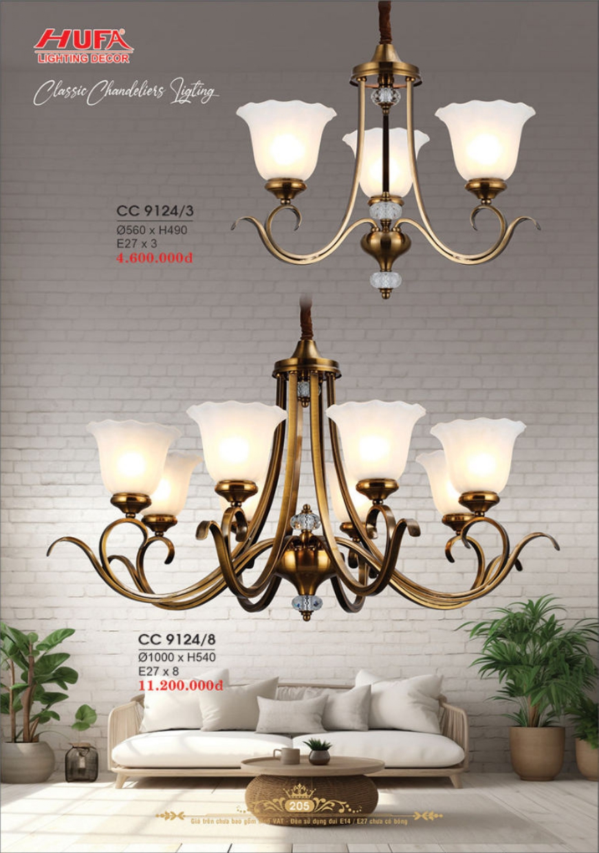 Bảng giá đèn trang trí HUFA